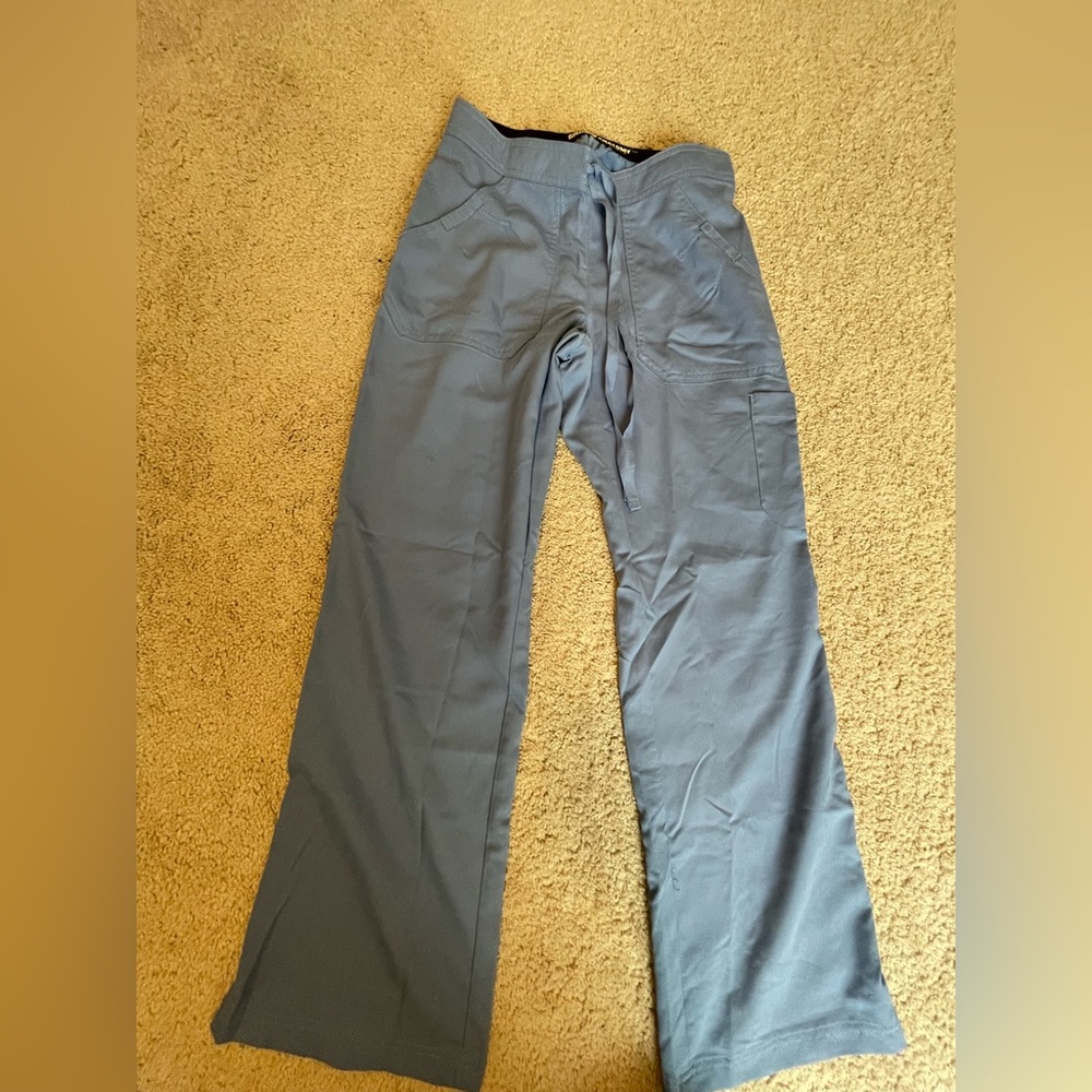 Ceil blue greys anatomy flare leg scrub bottoms